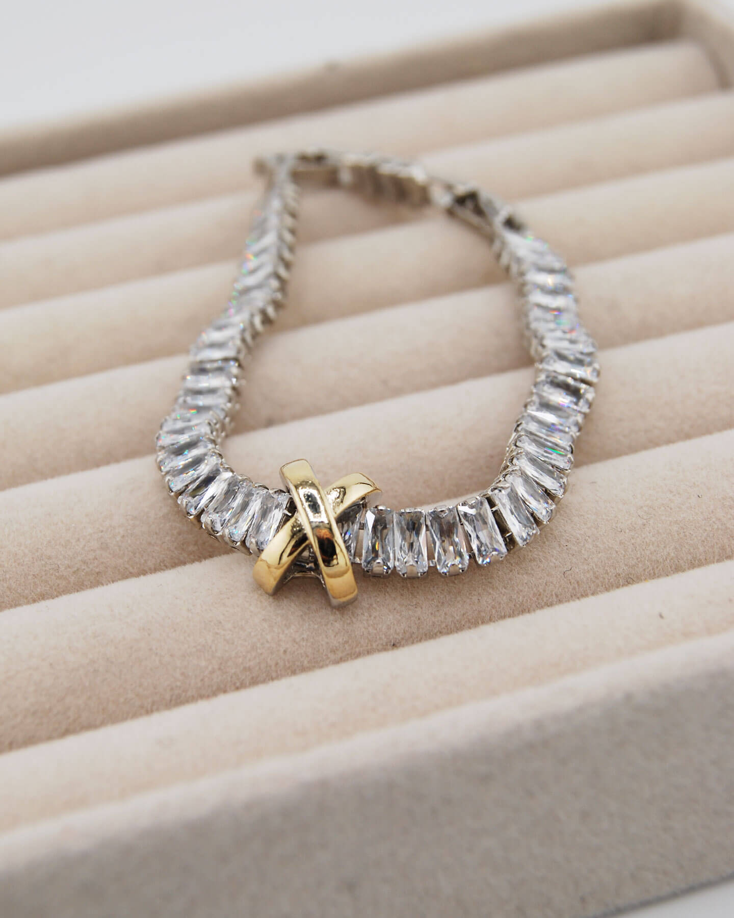 Armband X mit Zirkonia