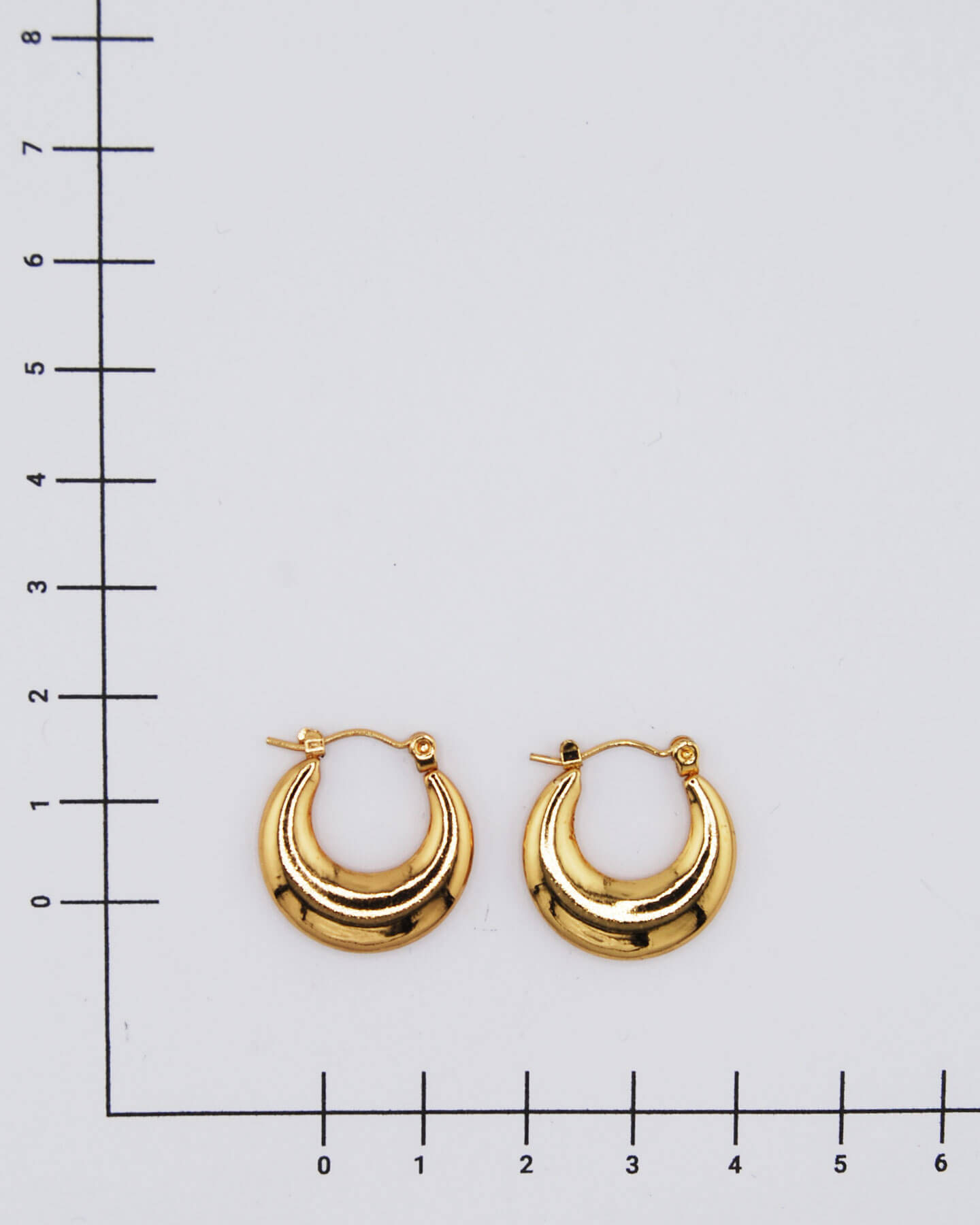 Chunky Hoops mit Schnappverschluss