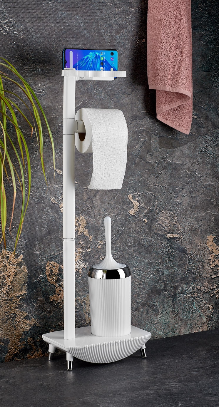 Bürste WC-Set - Weiß