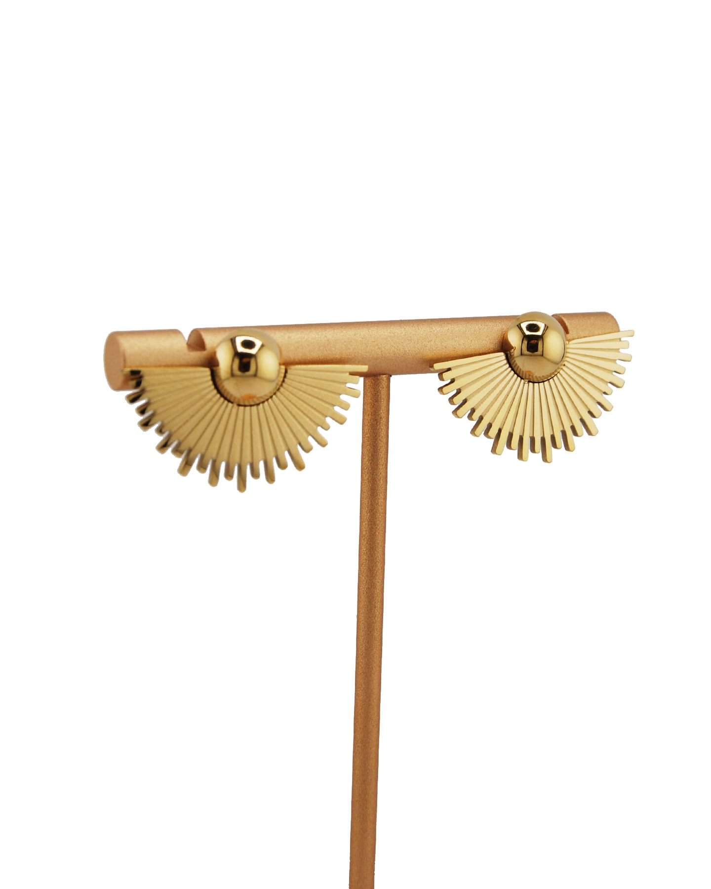 Vintage Sonnenschein Ohrstecker Gold