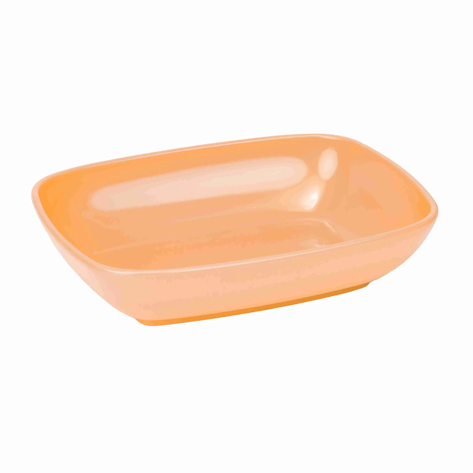 Quadratische Schale, 18 cm - Lachs