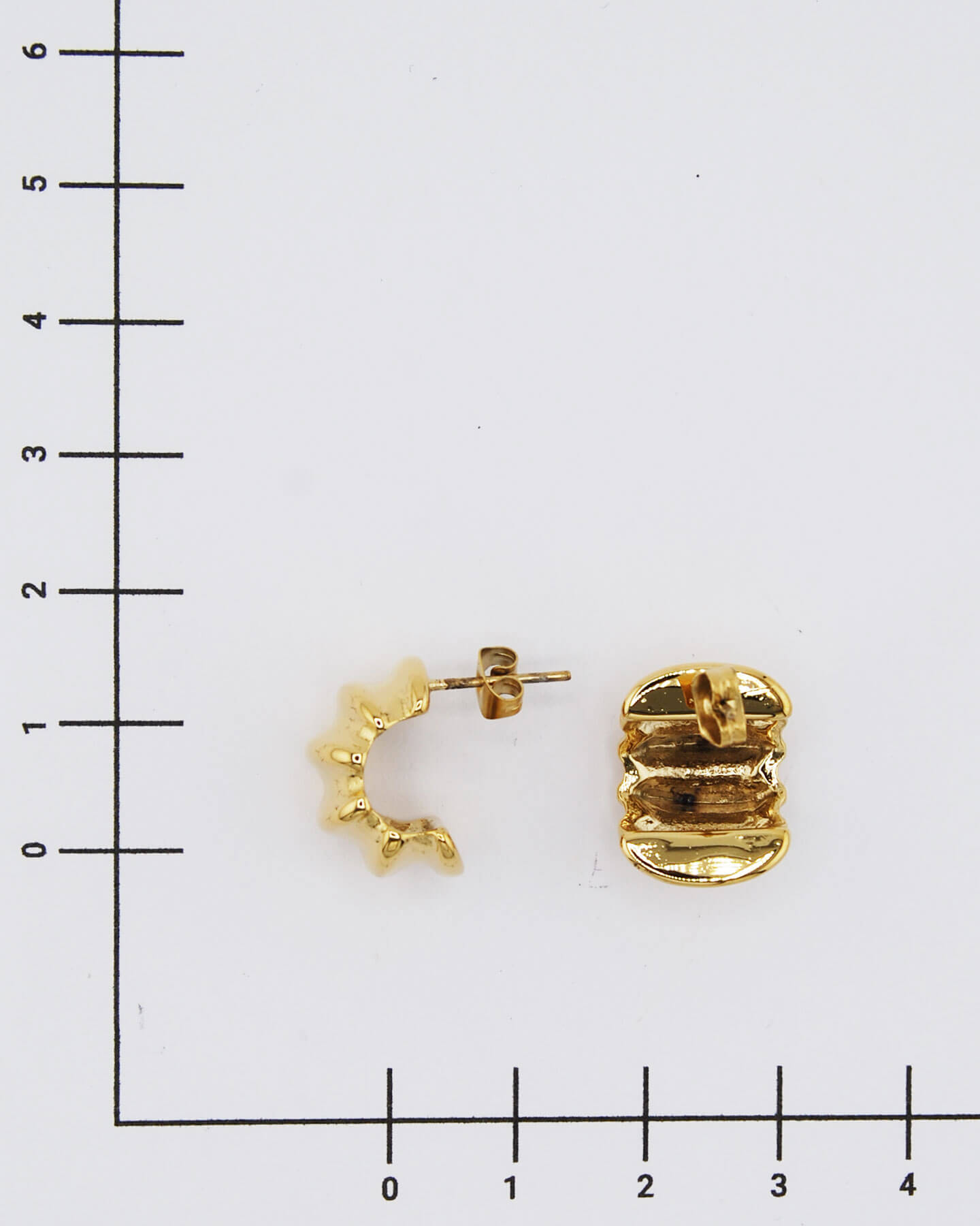 Kleine Elegante Ohrringe Gold