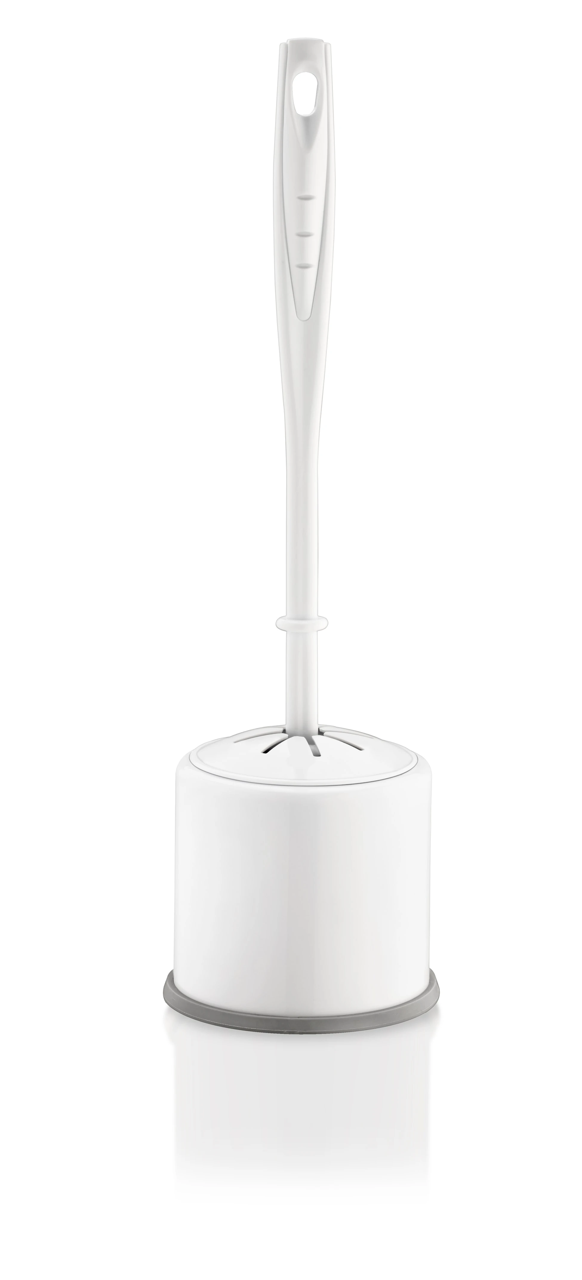 Einfache weiche Toilettenbürste - Weiß