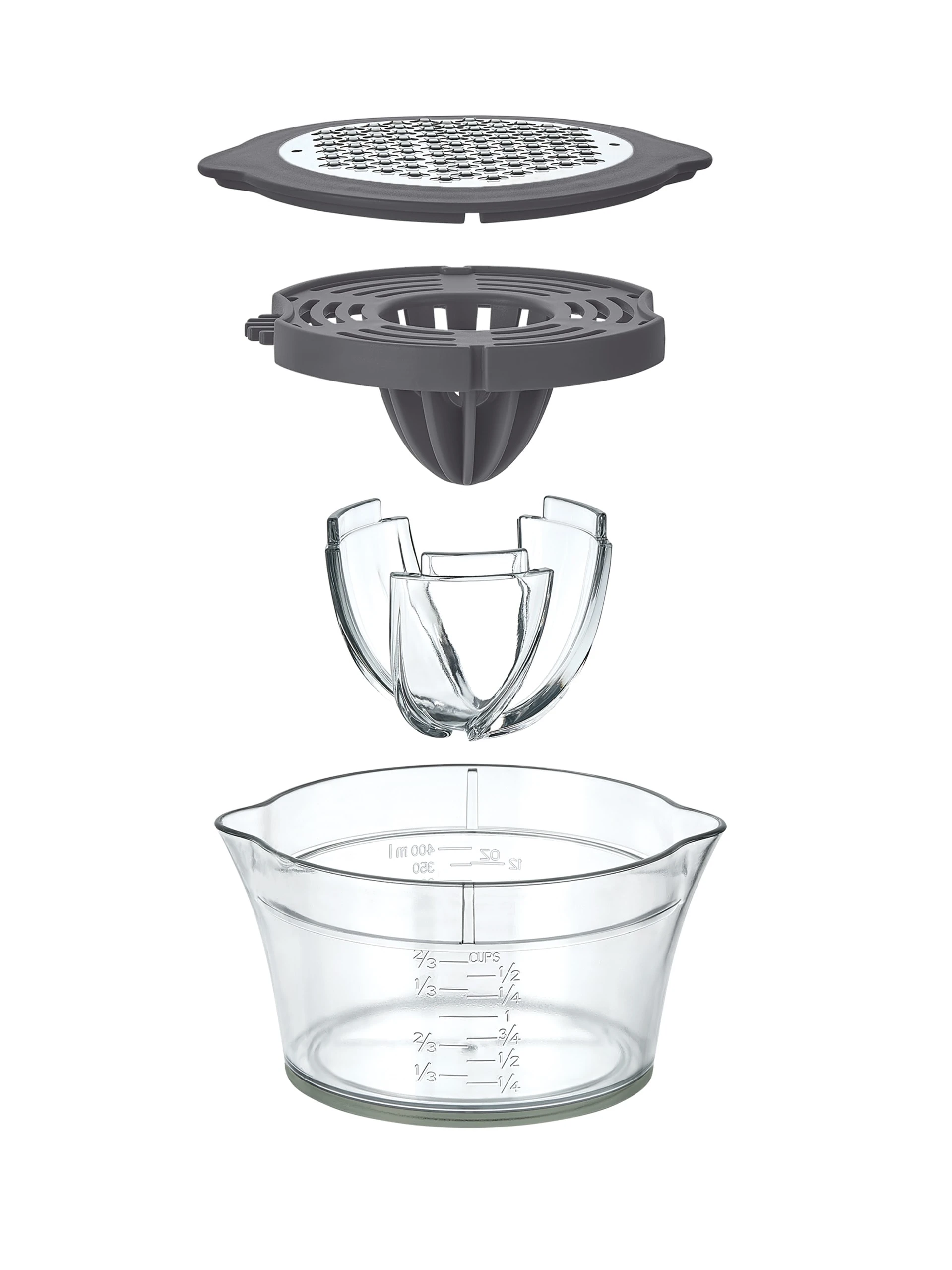 Multi5 Entsafter & Reibe Set - Anthrazit