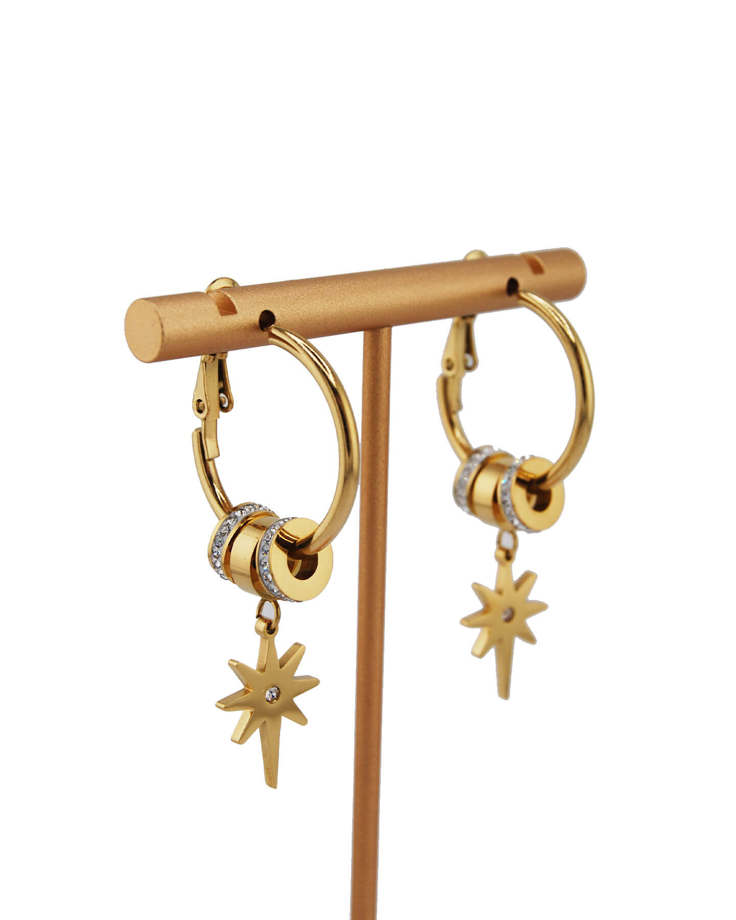 Zylinder Stern Creolen