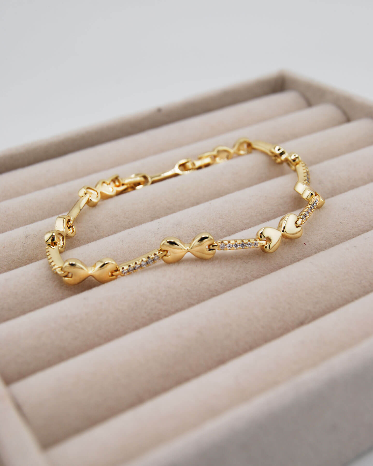 Schleifen Armband Gold