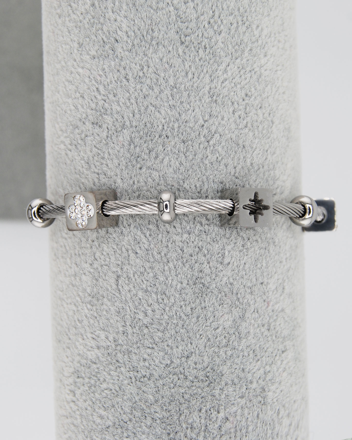 Twist Armreif Silber