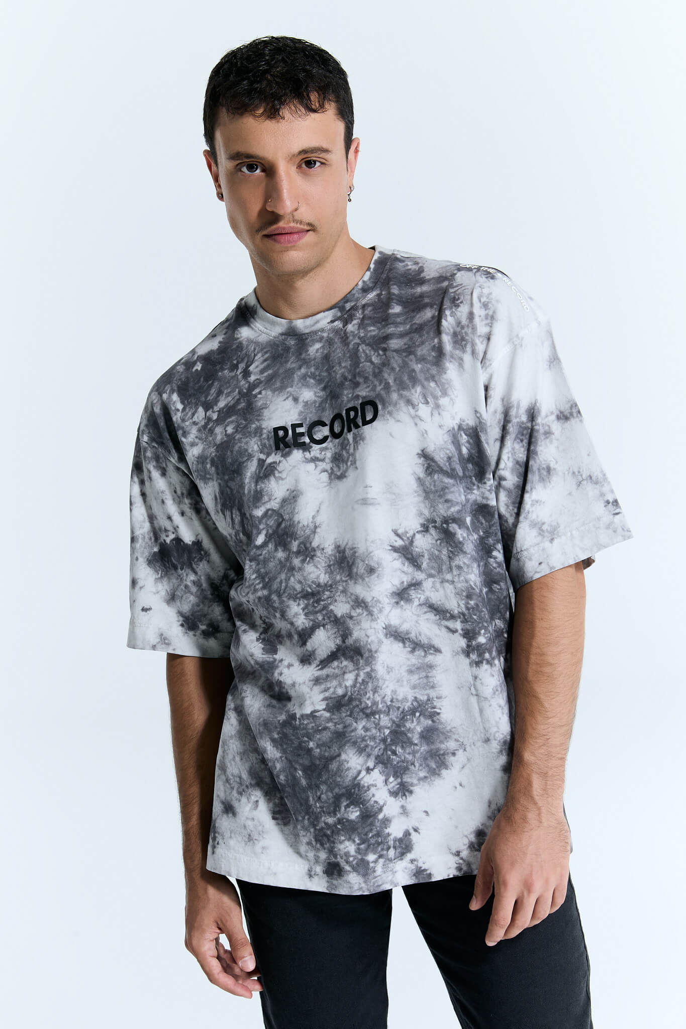 Grau schattiertes T-Shirt für Männer