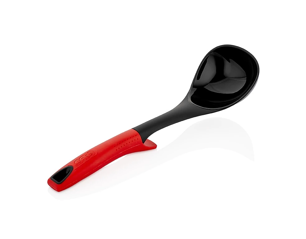 Schöpfkelle ROT - Schwarz und Rot