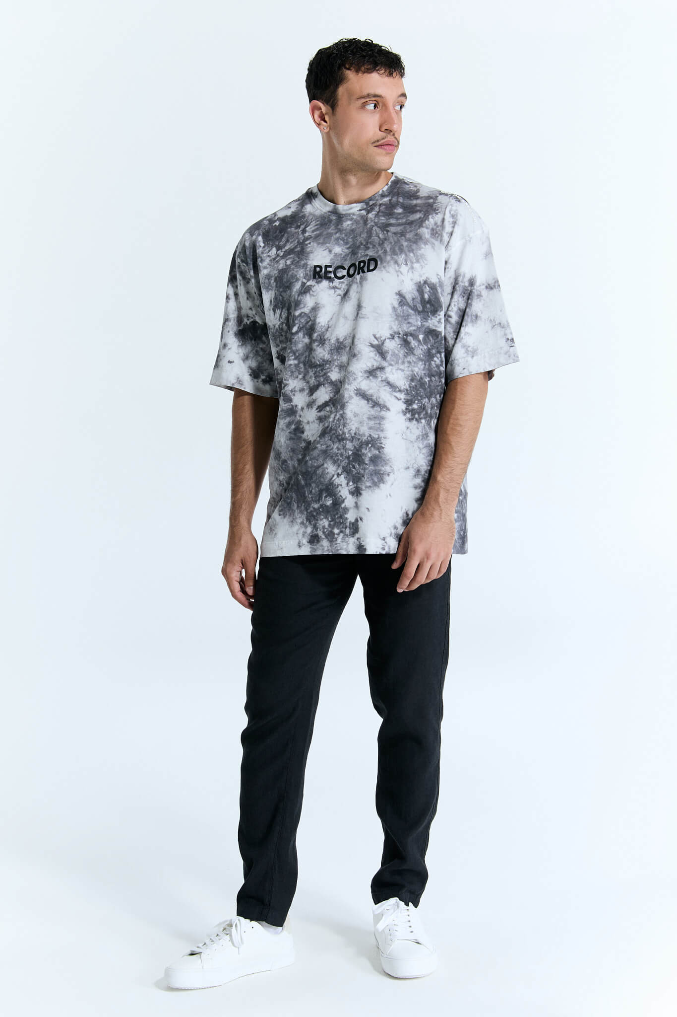 Grau schattiertes T-Shirt für Männer