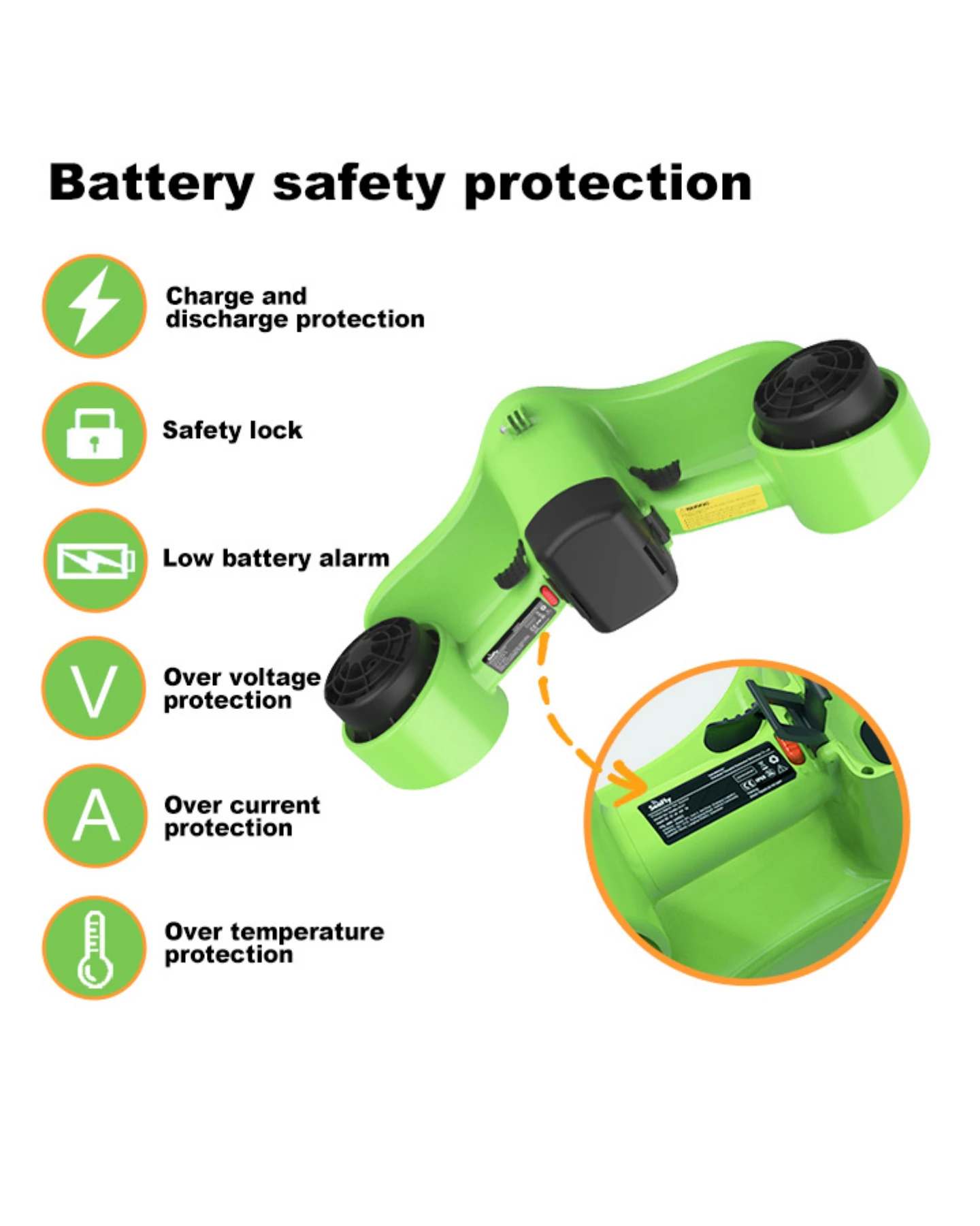 Unterwasserscooter Tauchscooter mit Action Kamera Halterung, mit Doppelmotor für Tauchen Schwimmen Schnorcheln Abenteuer