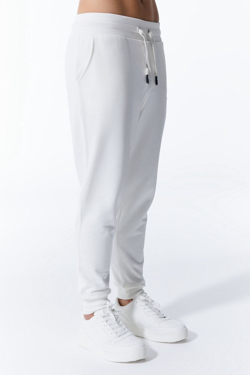 Weiß Jogger-Modell Herren-Sweatpants Jogginghose