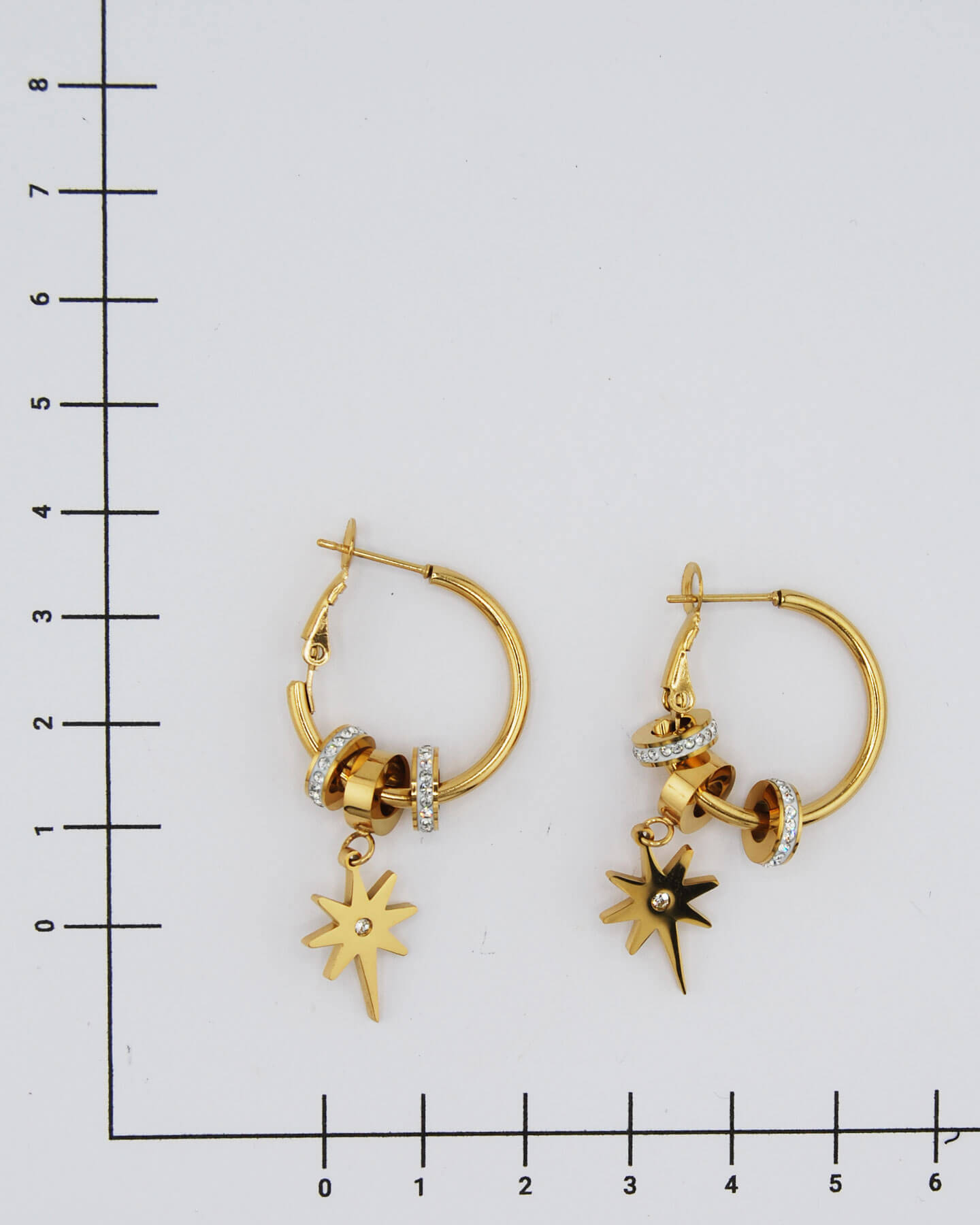 Zylinder Stern Creolen