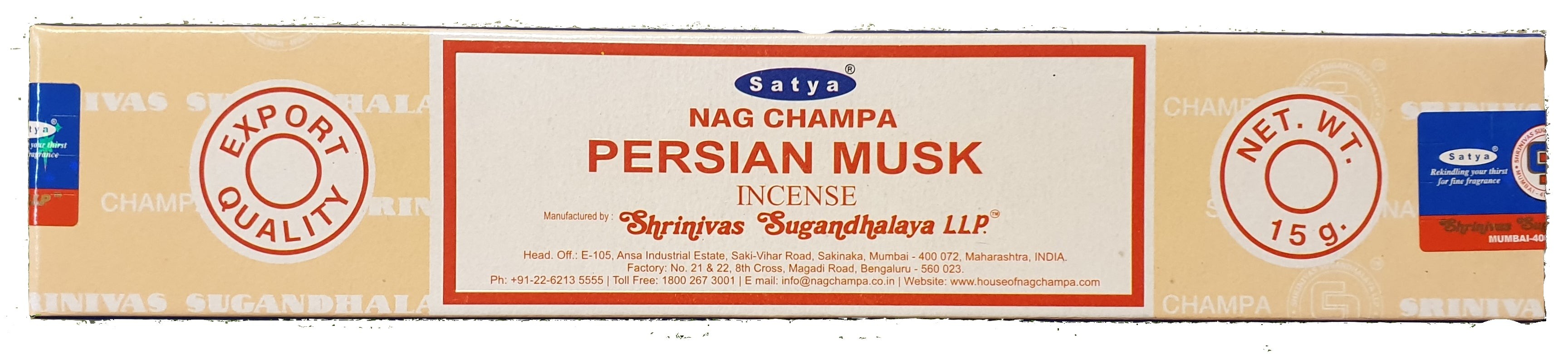 Satya - Nag Champa - Persian Musk