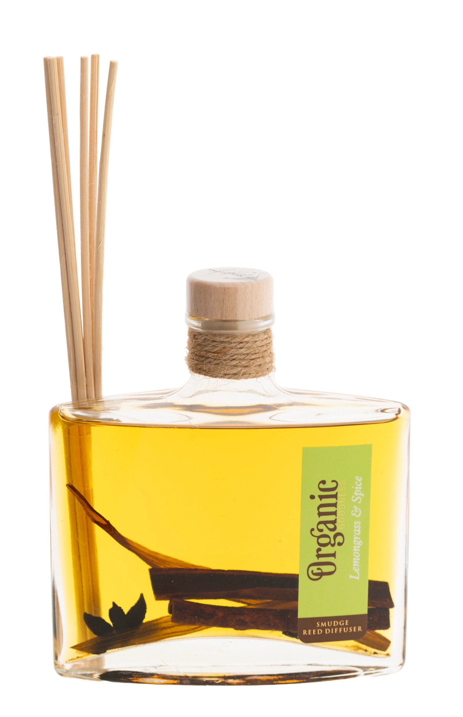 Zitronengras und Gewürze  - Organic Reed Diffuser