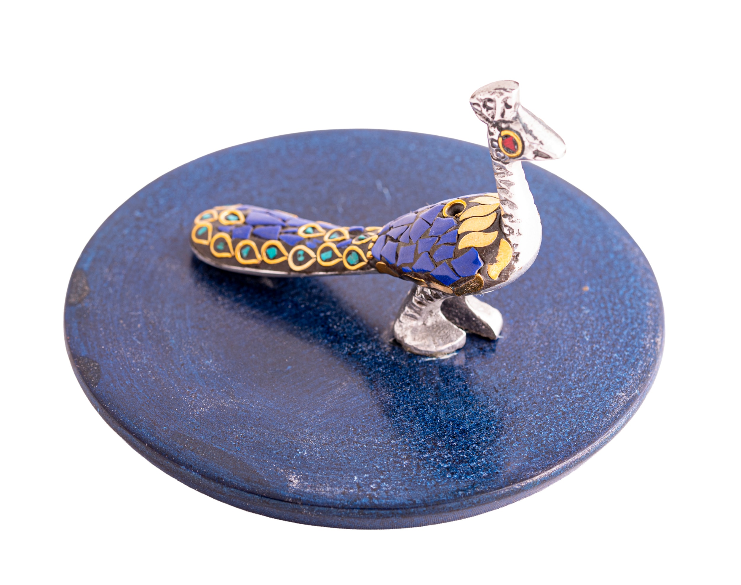 Pfau Räucherstäbchenhalter - Speckstein