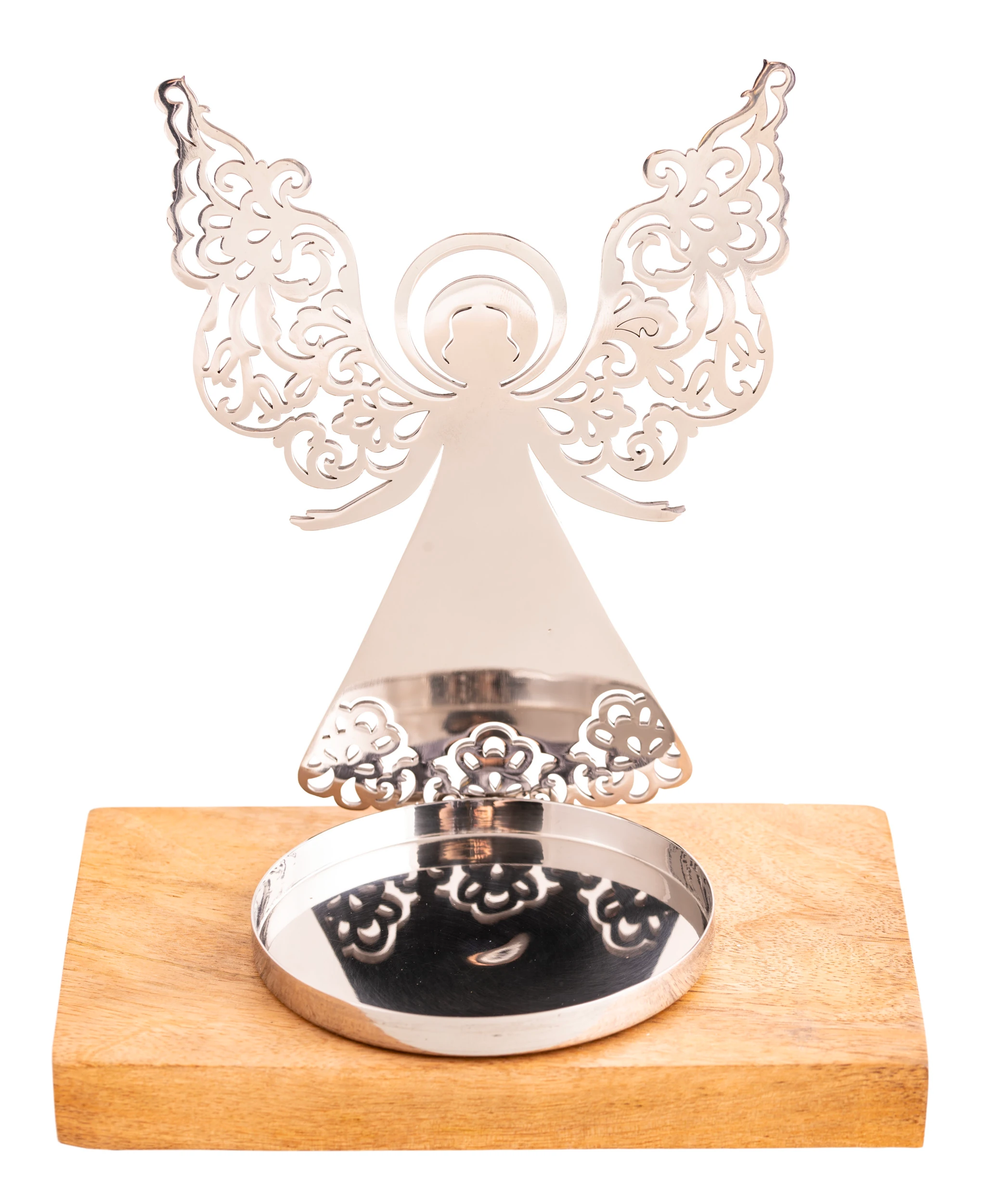 Schutzengel mit Kerzenhalter