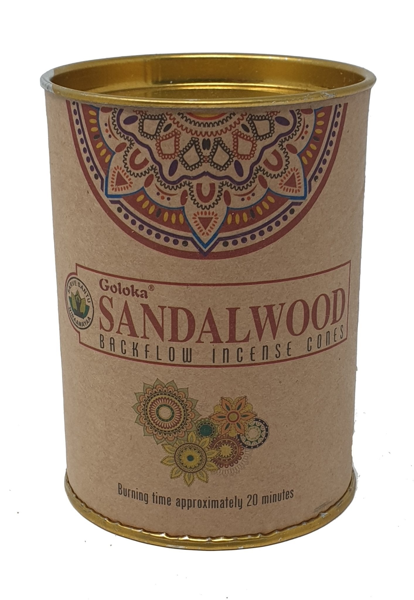 Goloka "Sandalwood" Back Flow Cones