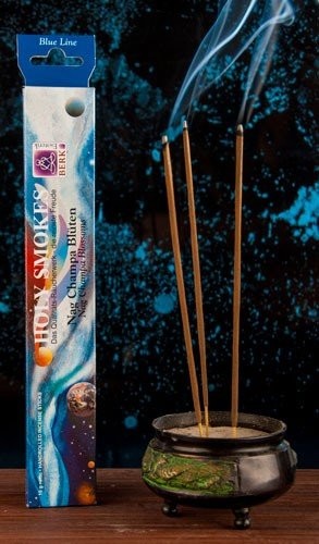 Nag Champa Blüten - Blue Line - Räucherstäbchen