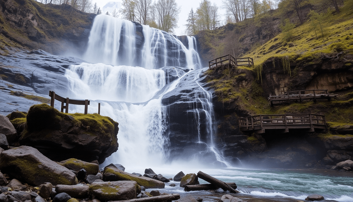 Der Wasserfall: Symbol für Fluss, Erneuerung und Transformation