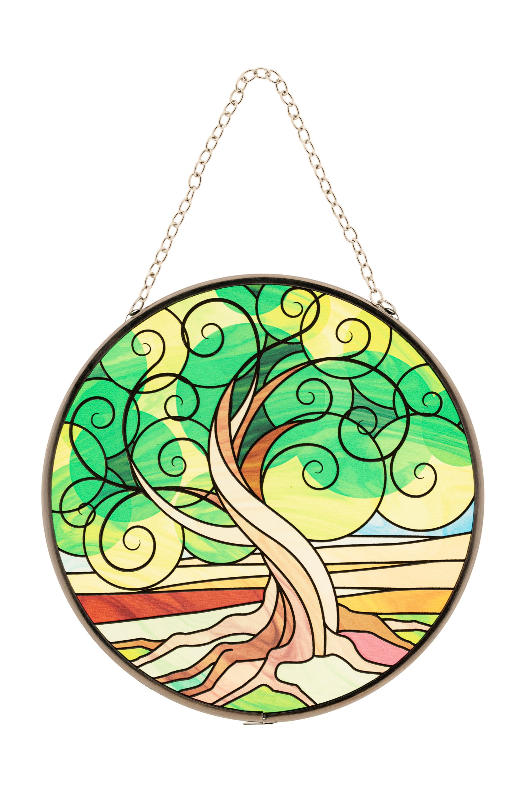 Yggdrasil Fensterbild Glas