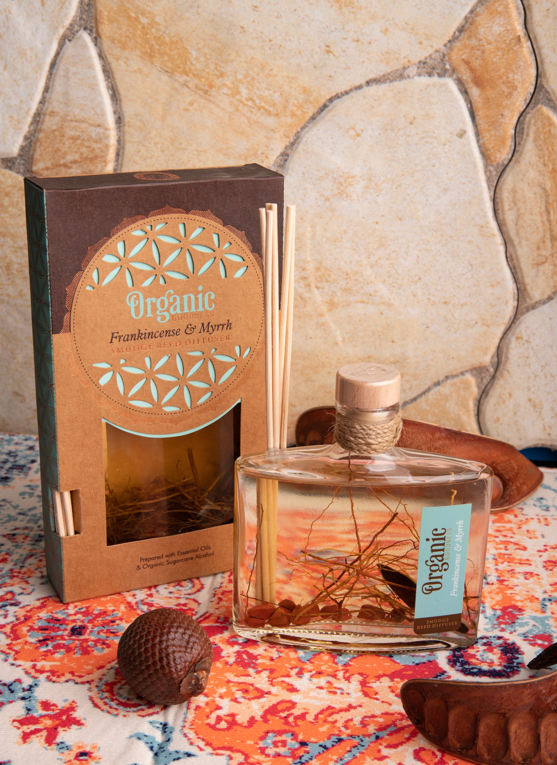 Weihrauch und Myrrhe - Organic Reed Diffuser