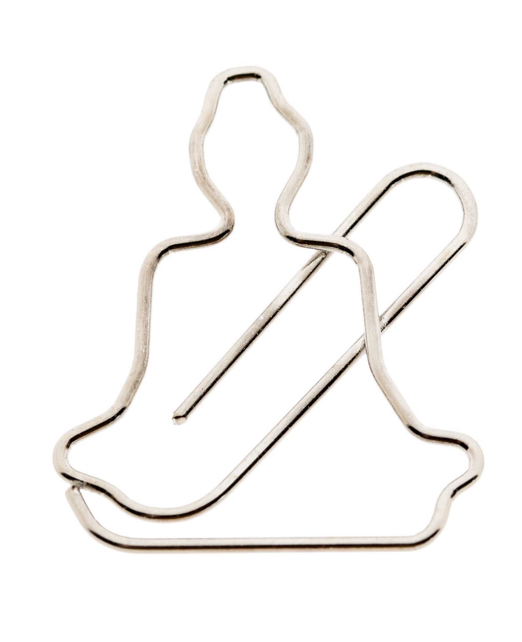 Paperclips Yoga – Buchzeichen - Buddha