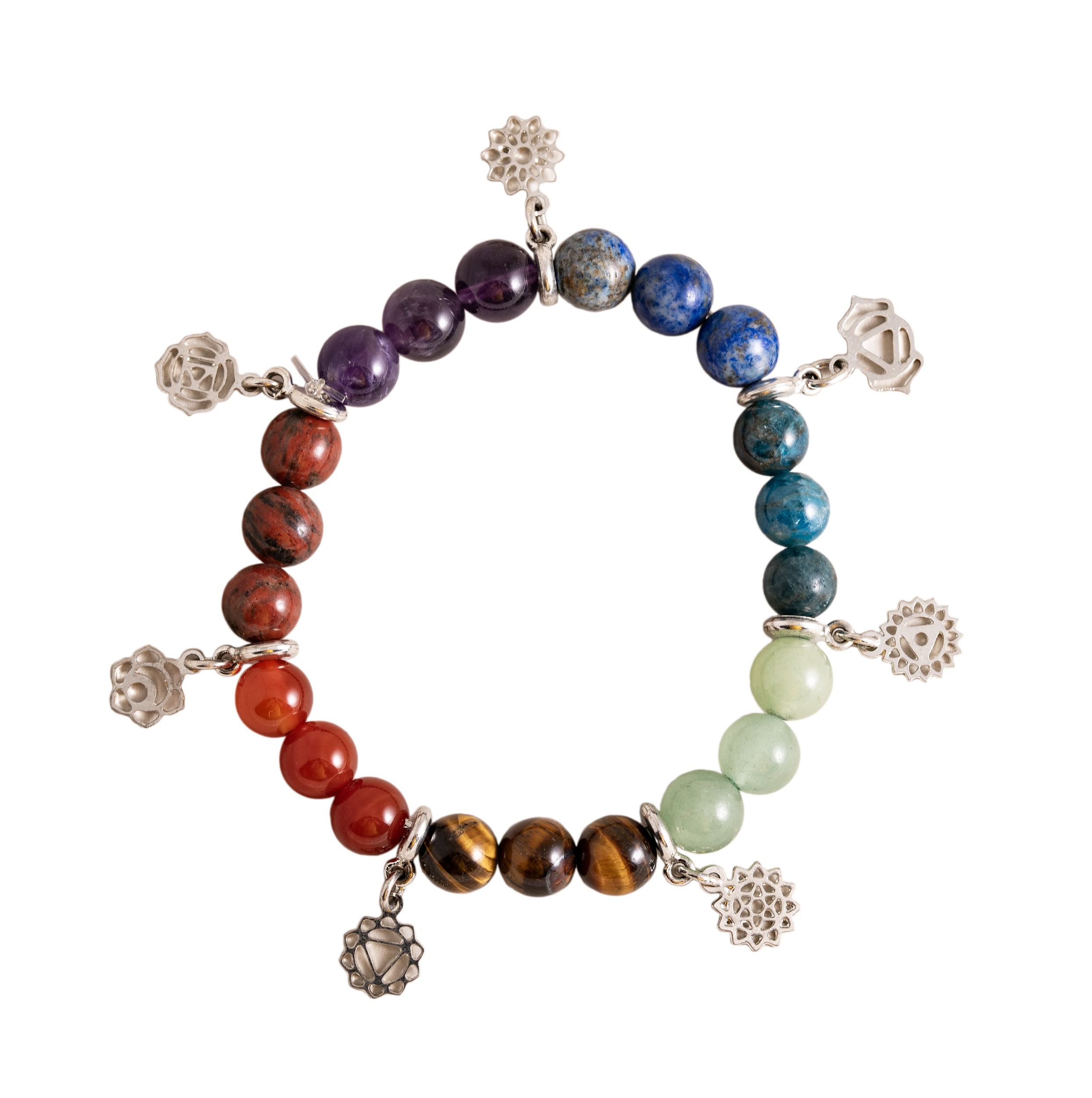 Armband mit Chakra Steinen