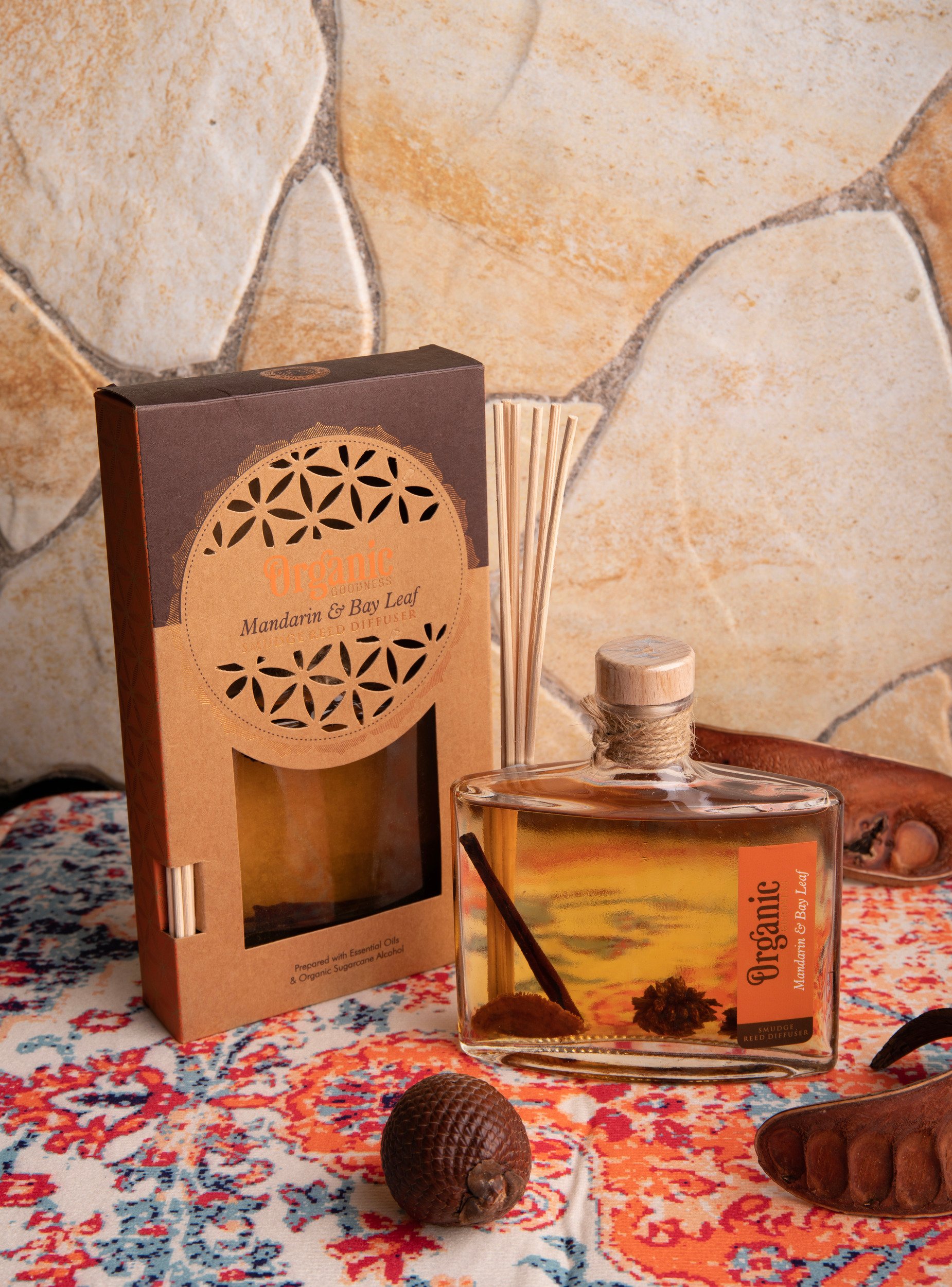 Mandarine & Lorbeerblatt  - Organic Reed Diffuser