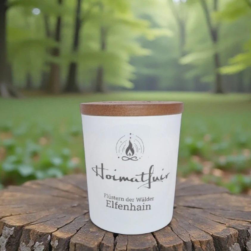 Hoimatfuir Duftkerze "Flüstern der Wälder - Elfenhain"