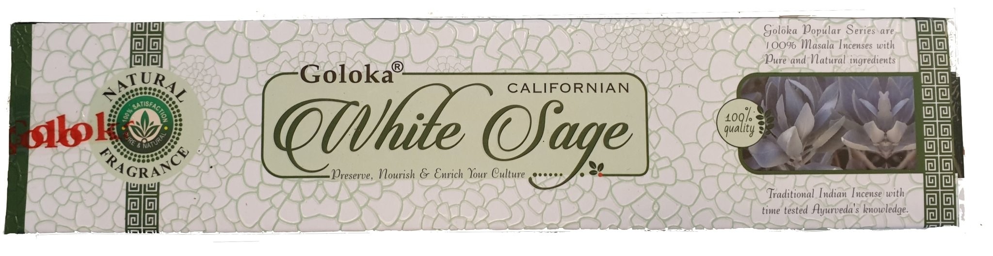 Goloka "White Sage"  Natural Fragrance