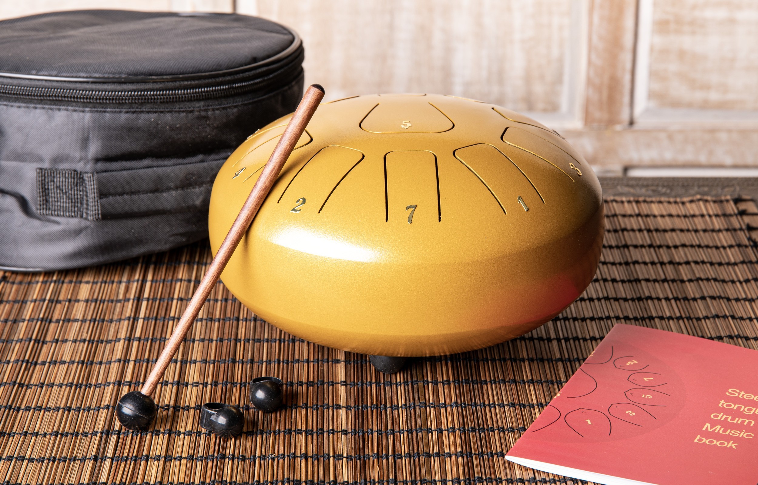 Steeldrum gold groß