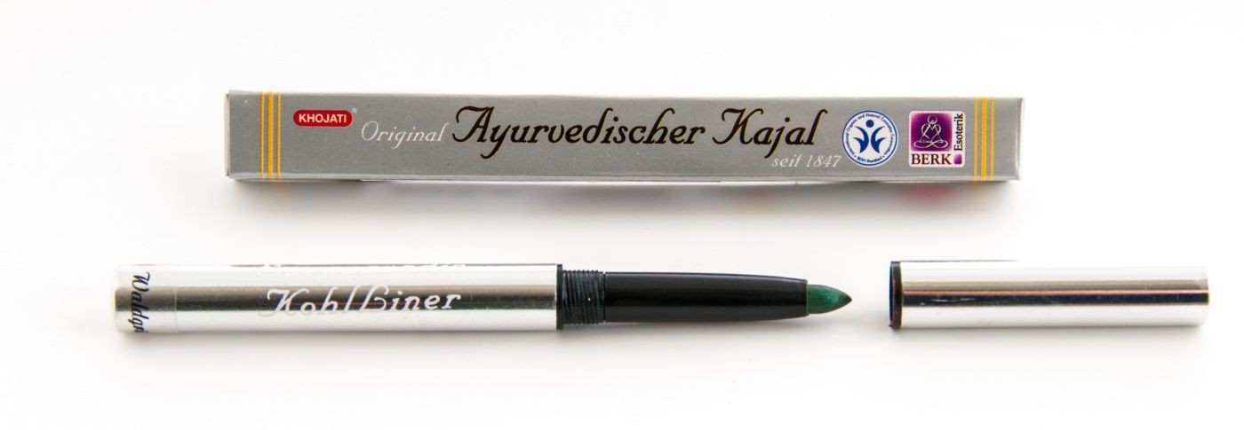 Edler ayurvedischer Kajal - Waldgrün