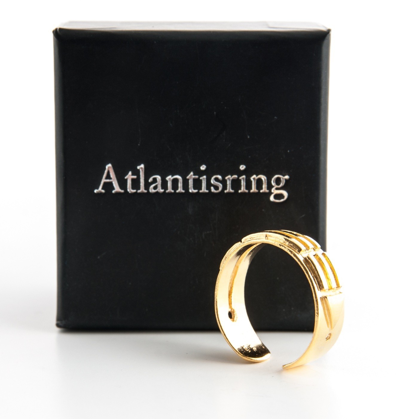 Atlantisring (Herrengröße) vergoldet