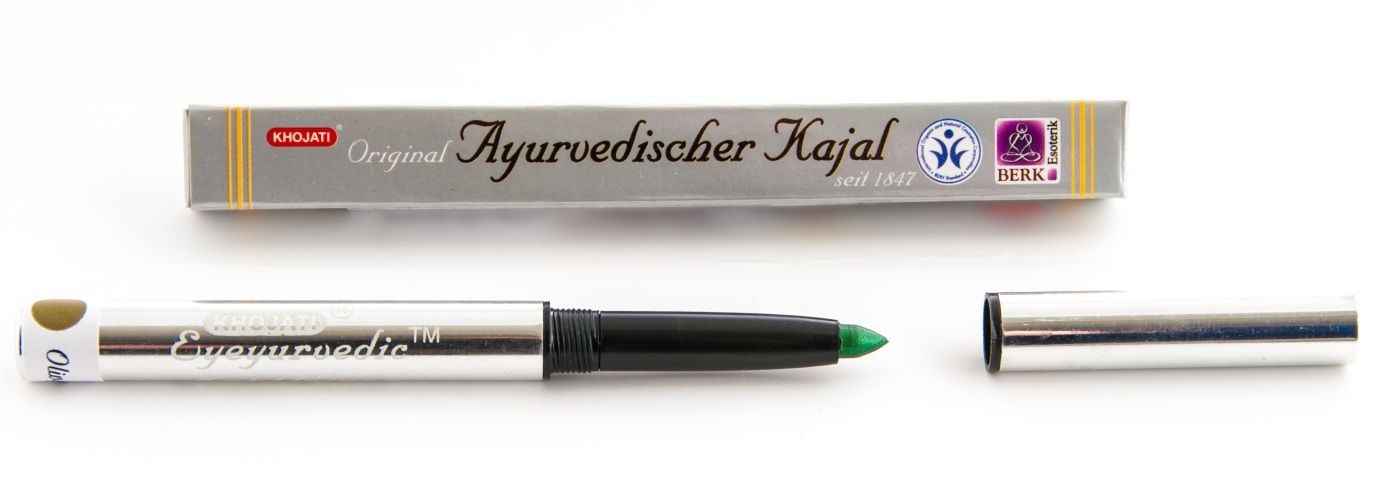 Edler ayurvedischer Kajal - Olivgrün