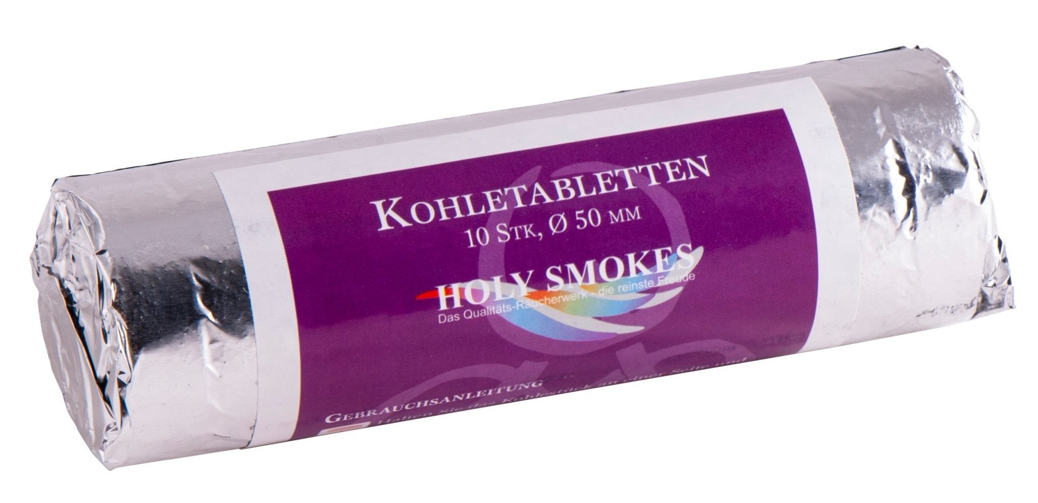 10 Kohletabletten á 5 cm - Räucherkohle in Rolle