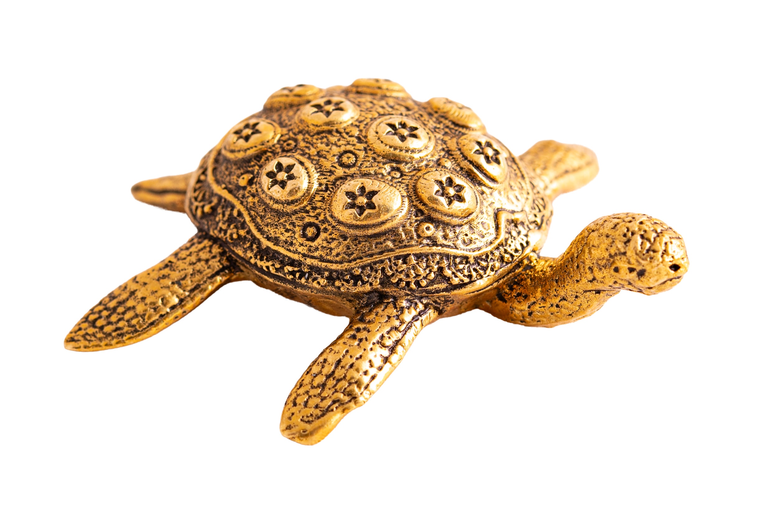 Schildkröte hochwertiges Kunstobjekt, Messing