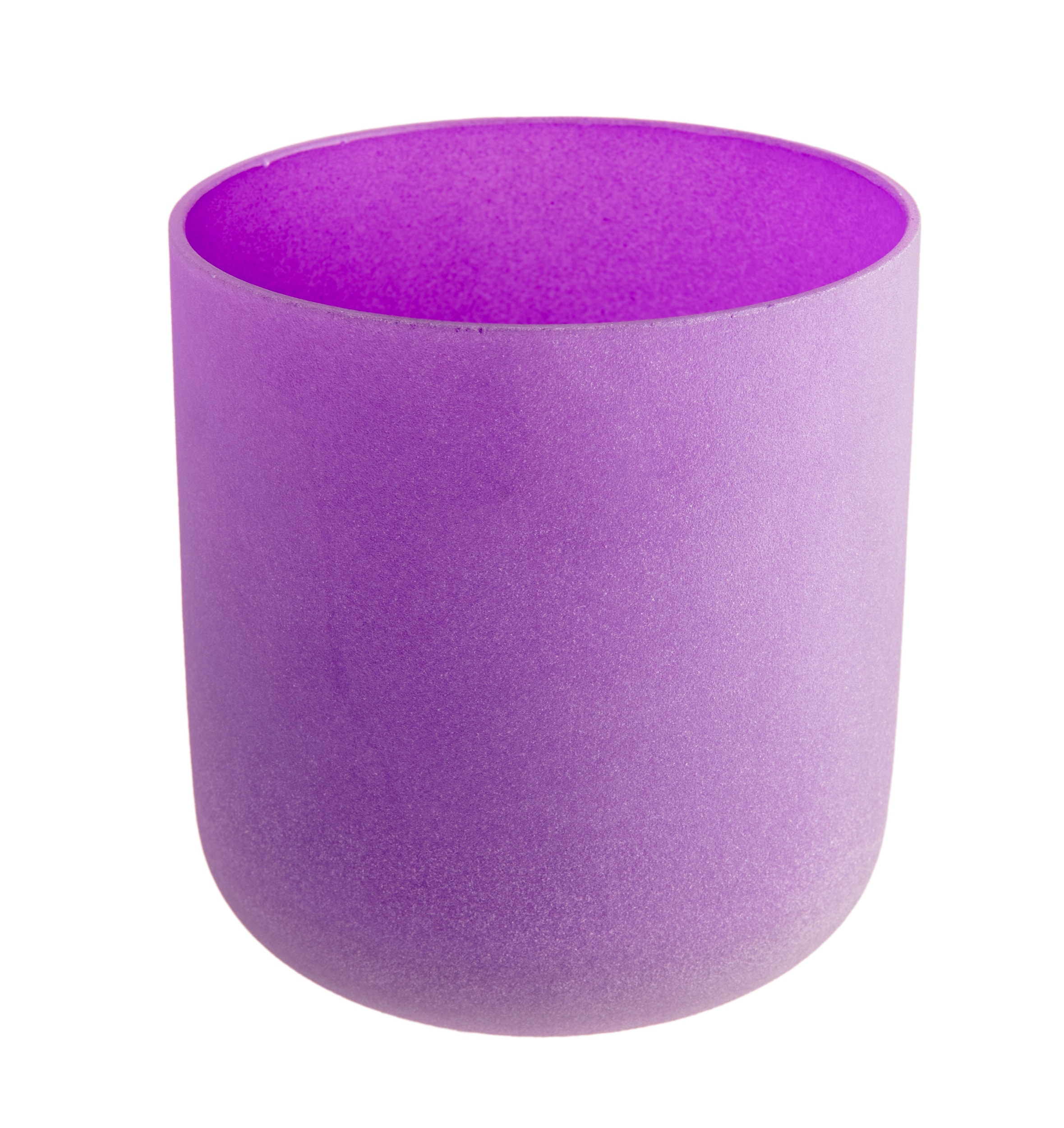 Kristallklangschale Kronen Chakra 6" Ø ca. 15 cm, Ton B, Farbe Lila