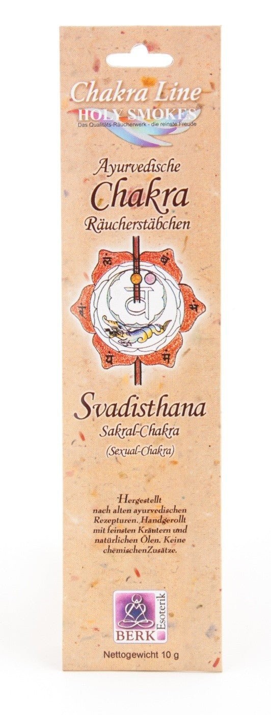 Sakral-Chakra (Svadisthana) - Räucherstäbchen