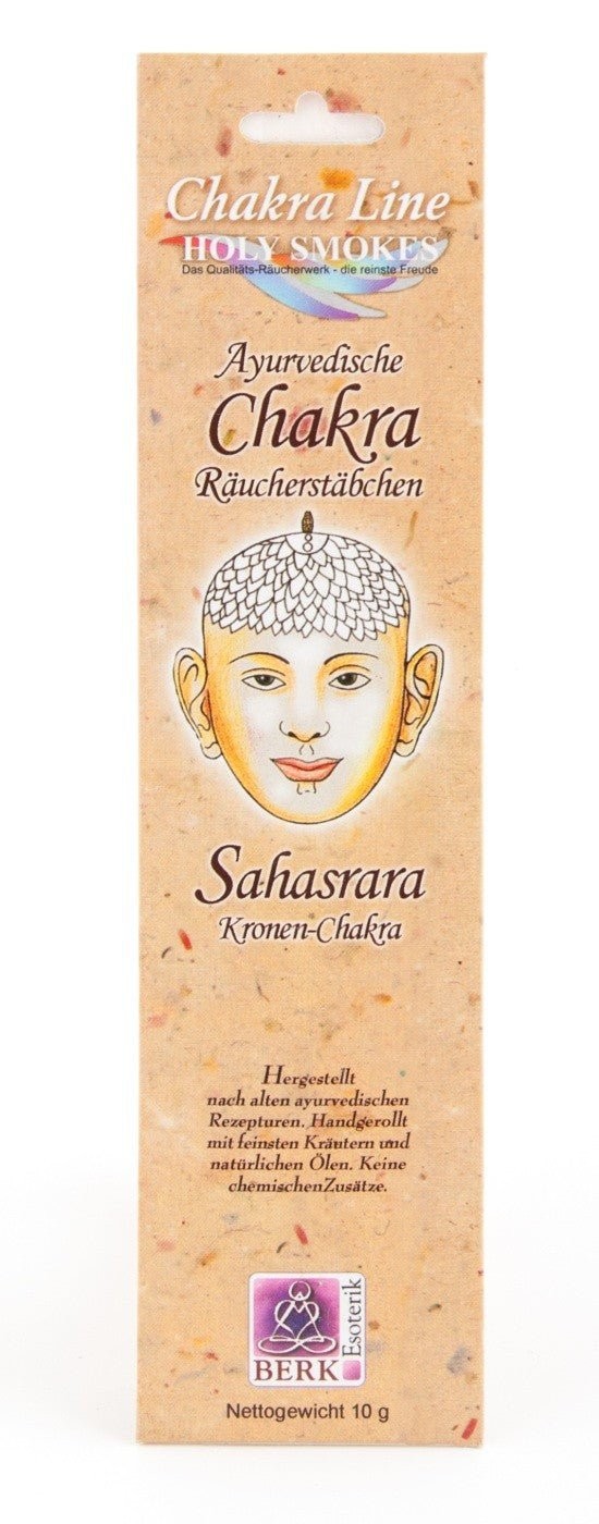 Kronen-Chakra (Sahasrara) - Chakra Line Räucherstäbchen