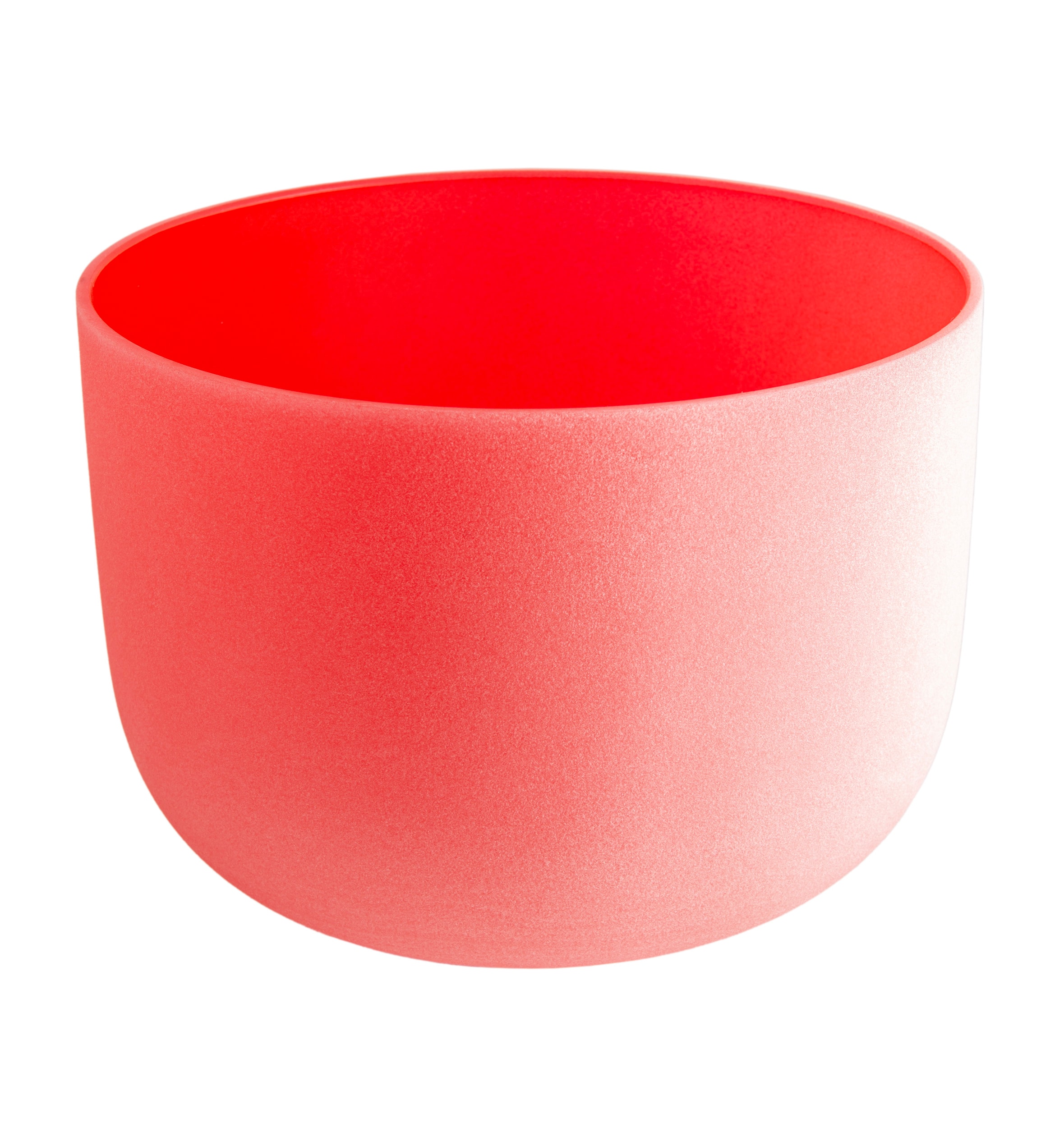 Kristallklangschale Wurzel Chakra 12" Ø ca. 30,5 cm, Ton C, Farbe Rot