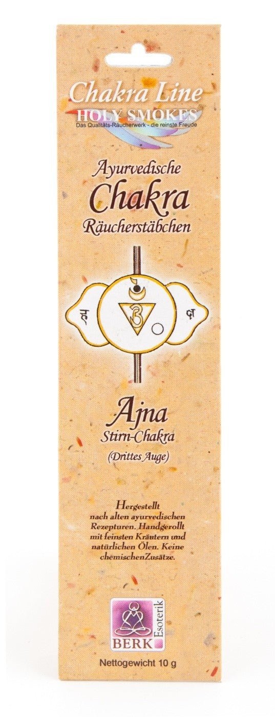 Drittes Auge, Stirn-Chakra (Ajna) Räucherstäbchen