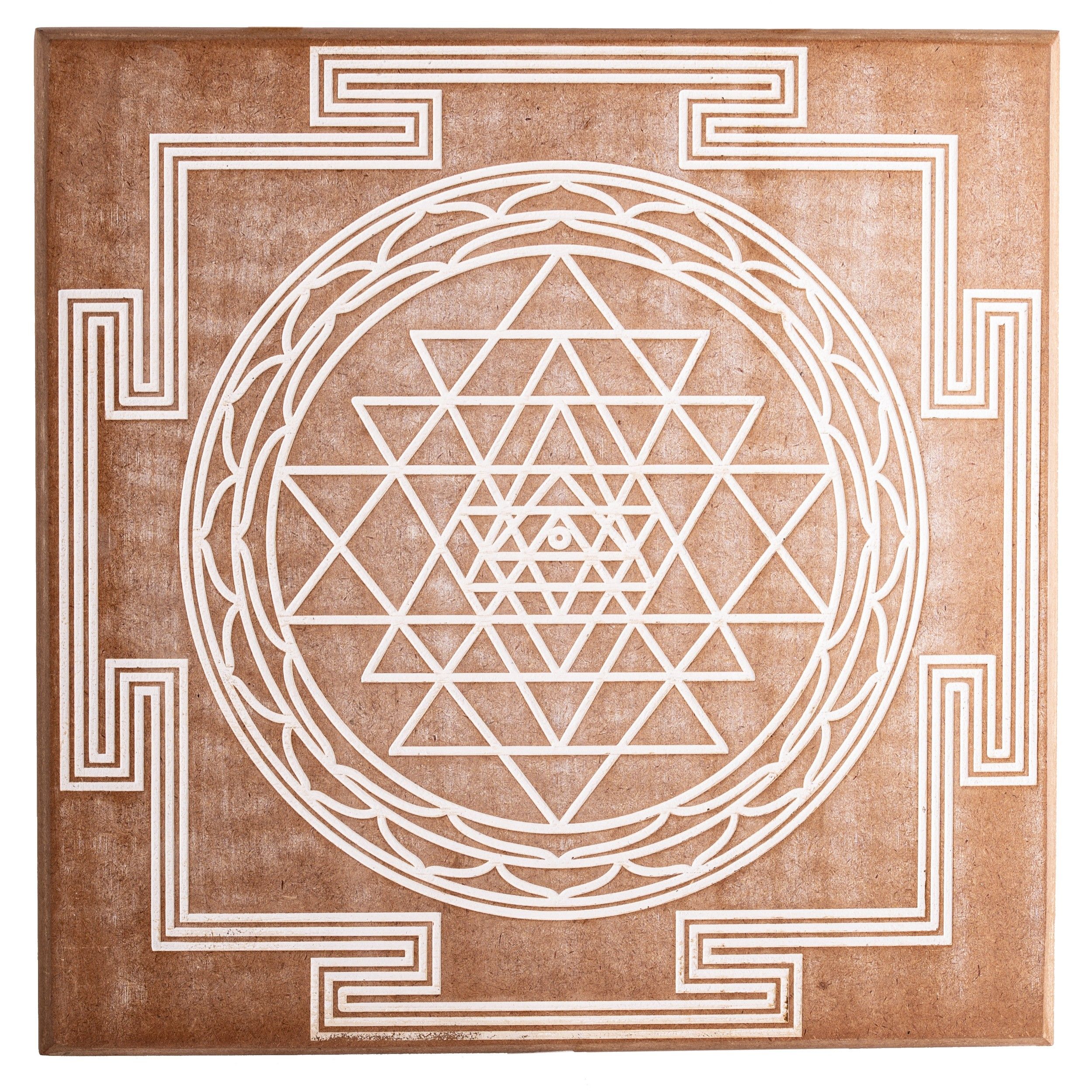 Energiebild Shri Yantra aus MDF