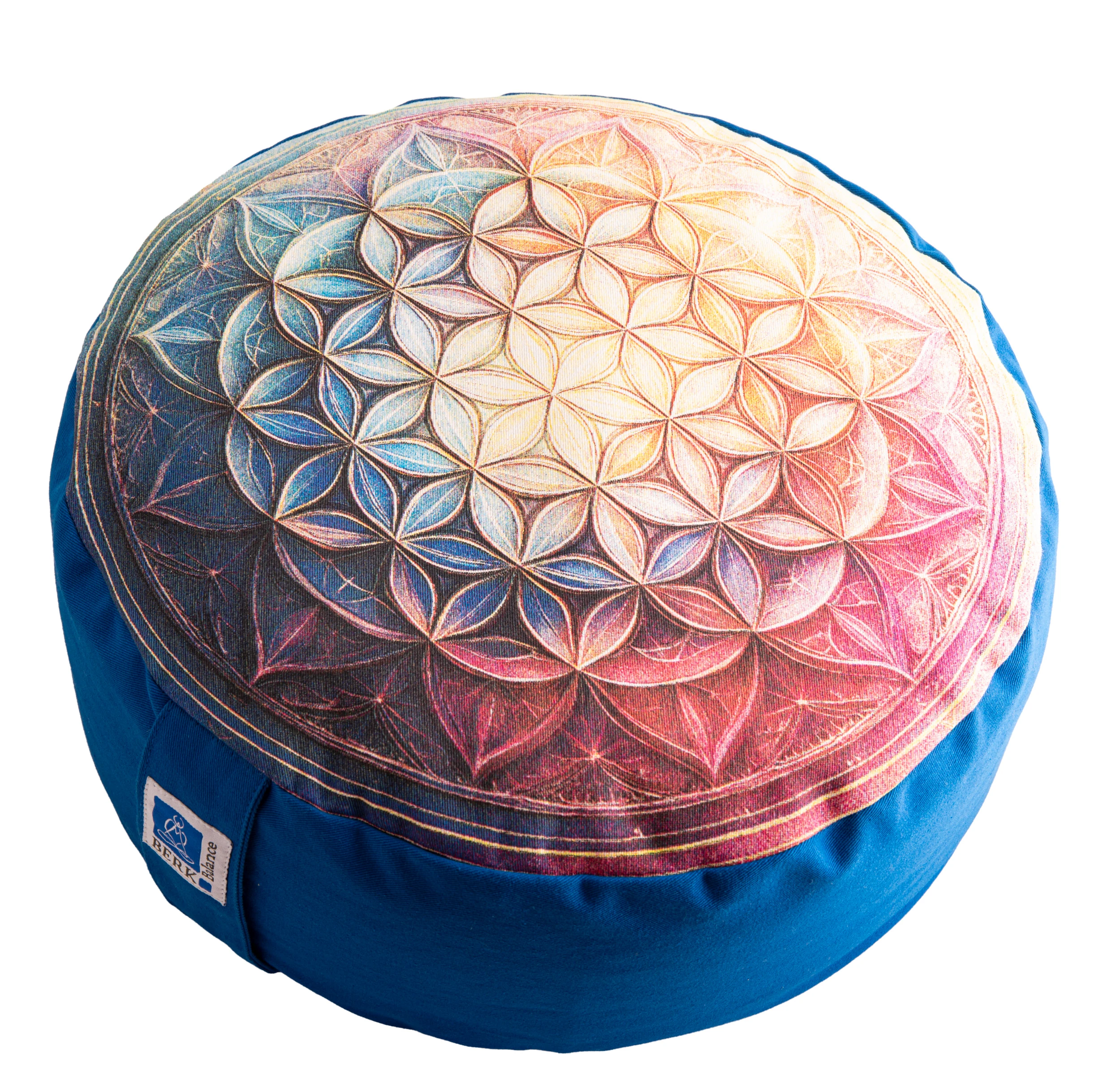 Meditationskissen Blume des Lebens