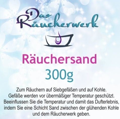 Räuchersand 300 g im Glas