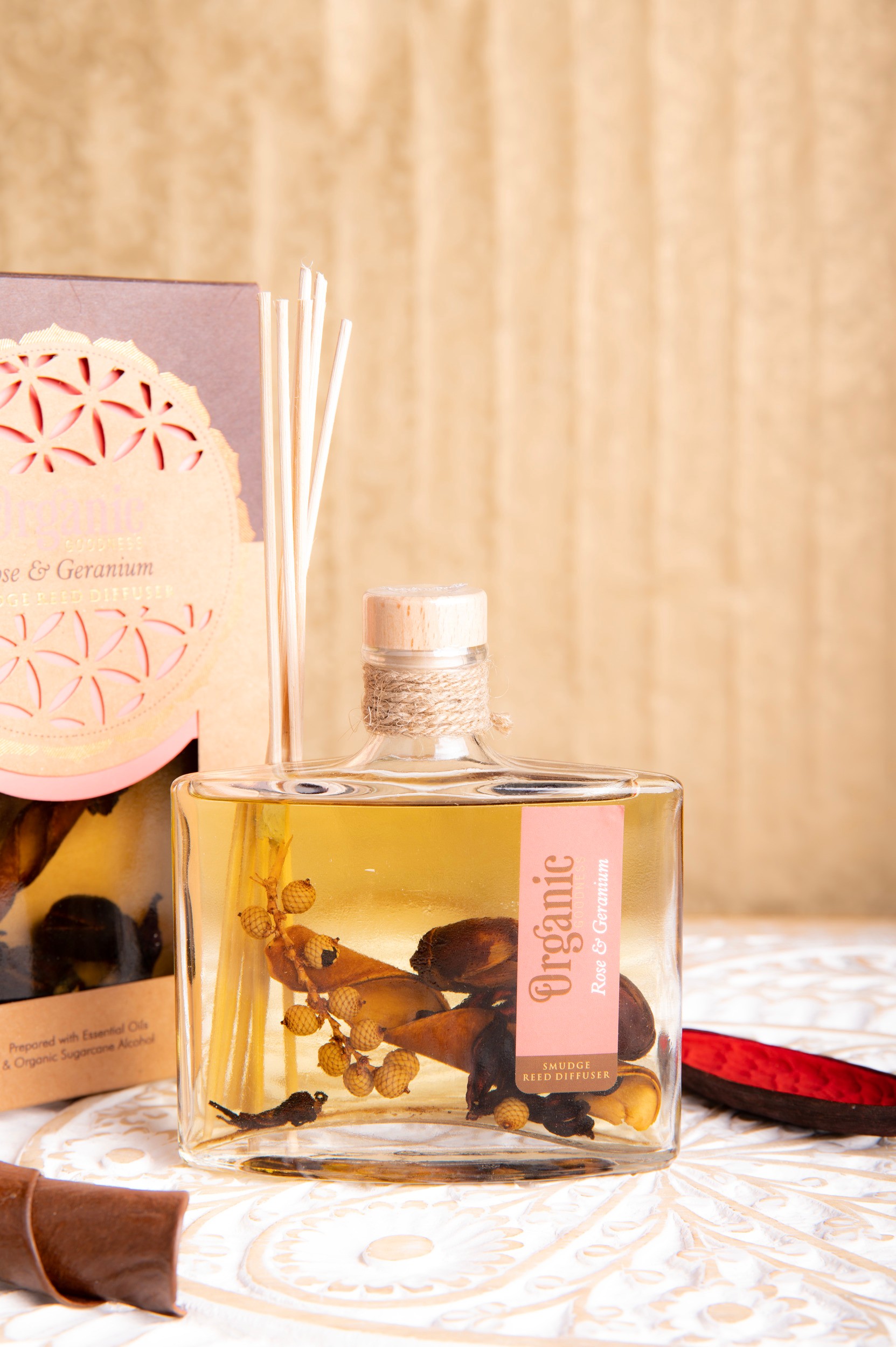 Rose und Geranie - Organic Reed Diffuser