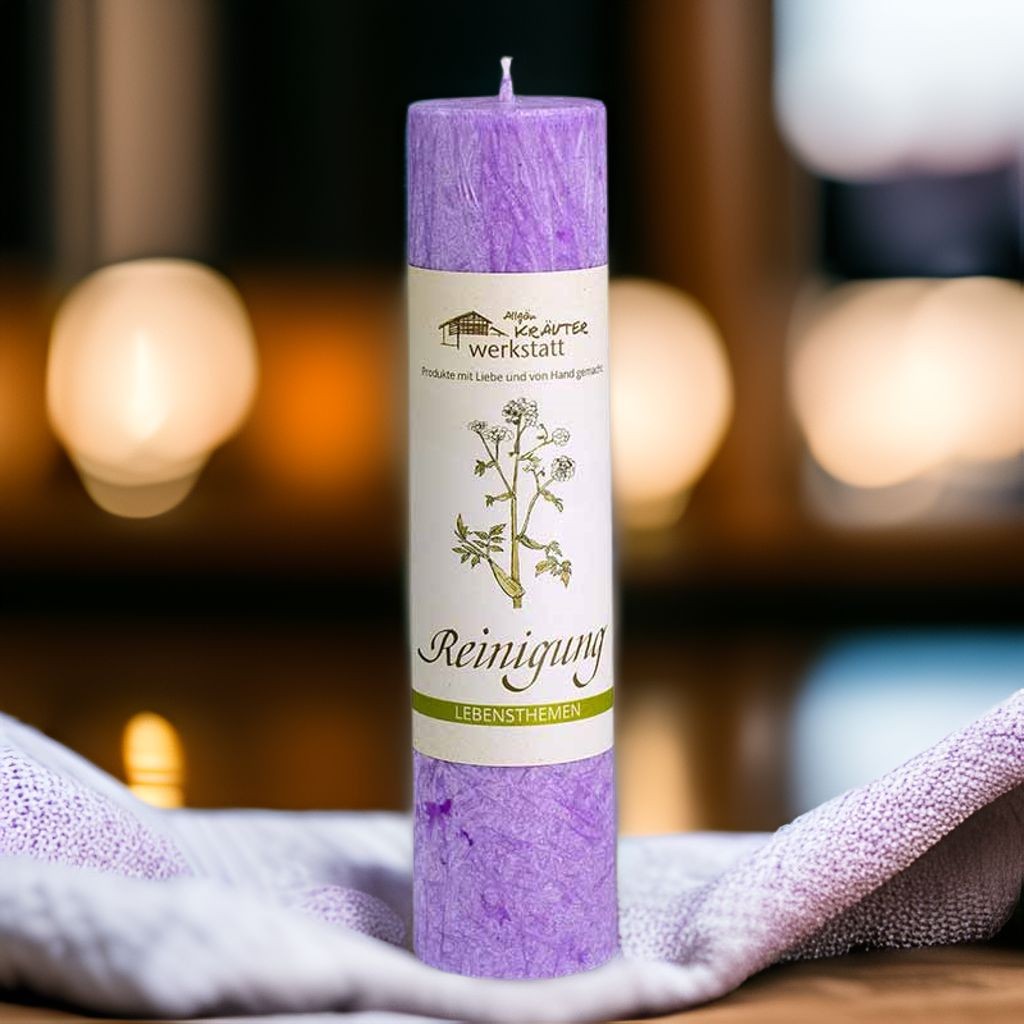Allgäuer Heilkräuterkerze - Reinigung