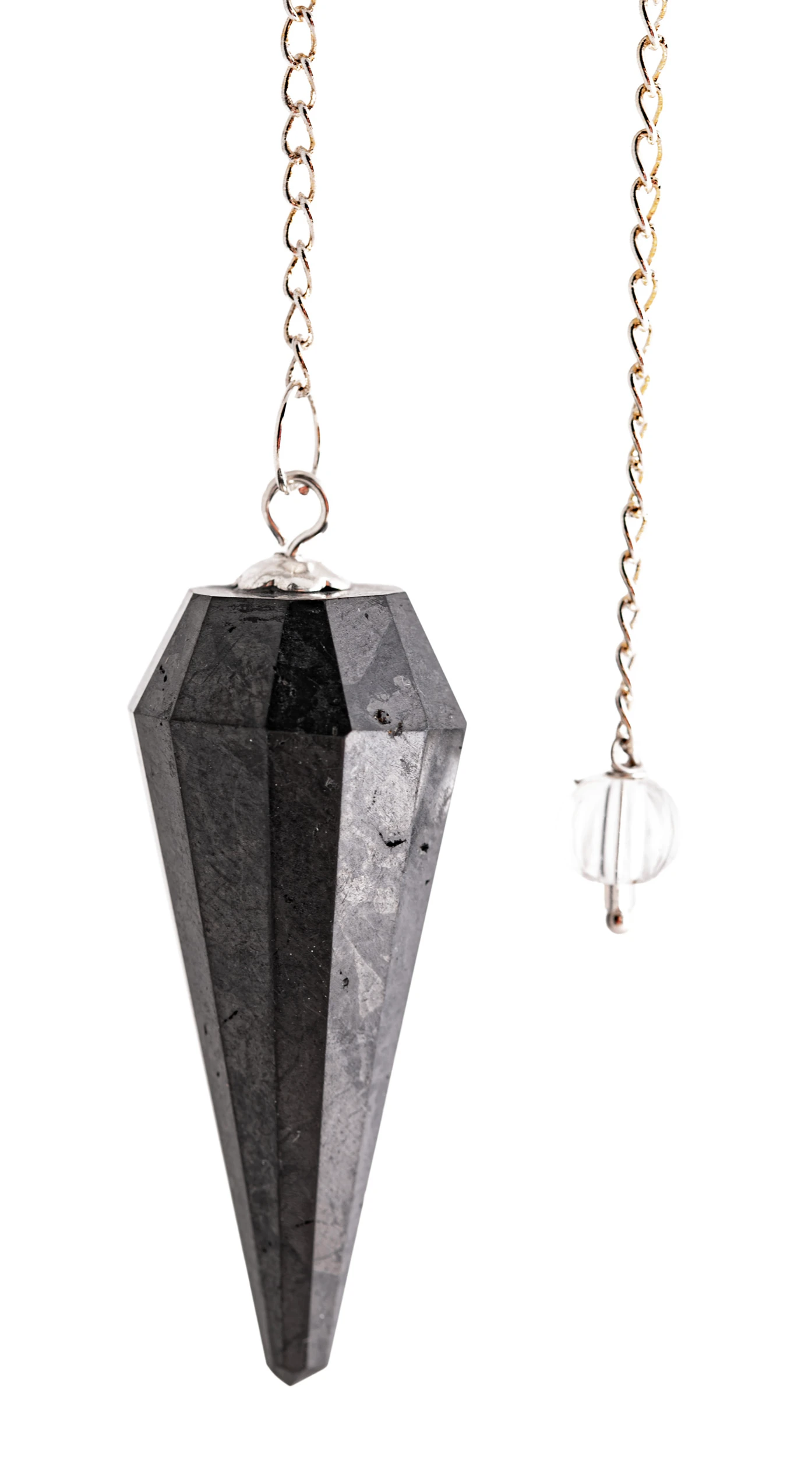 Schungit Pendel zwölfkant