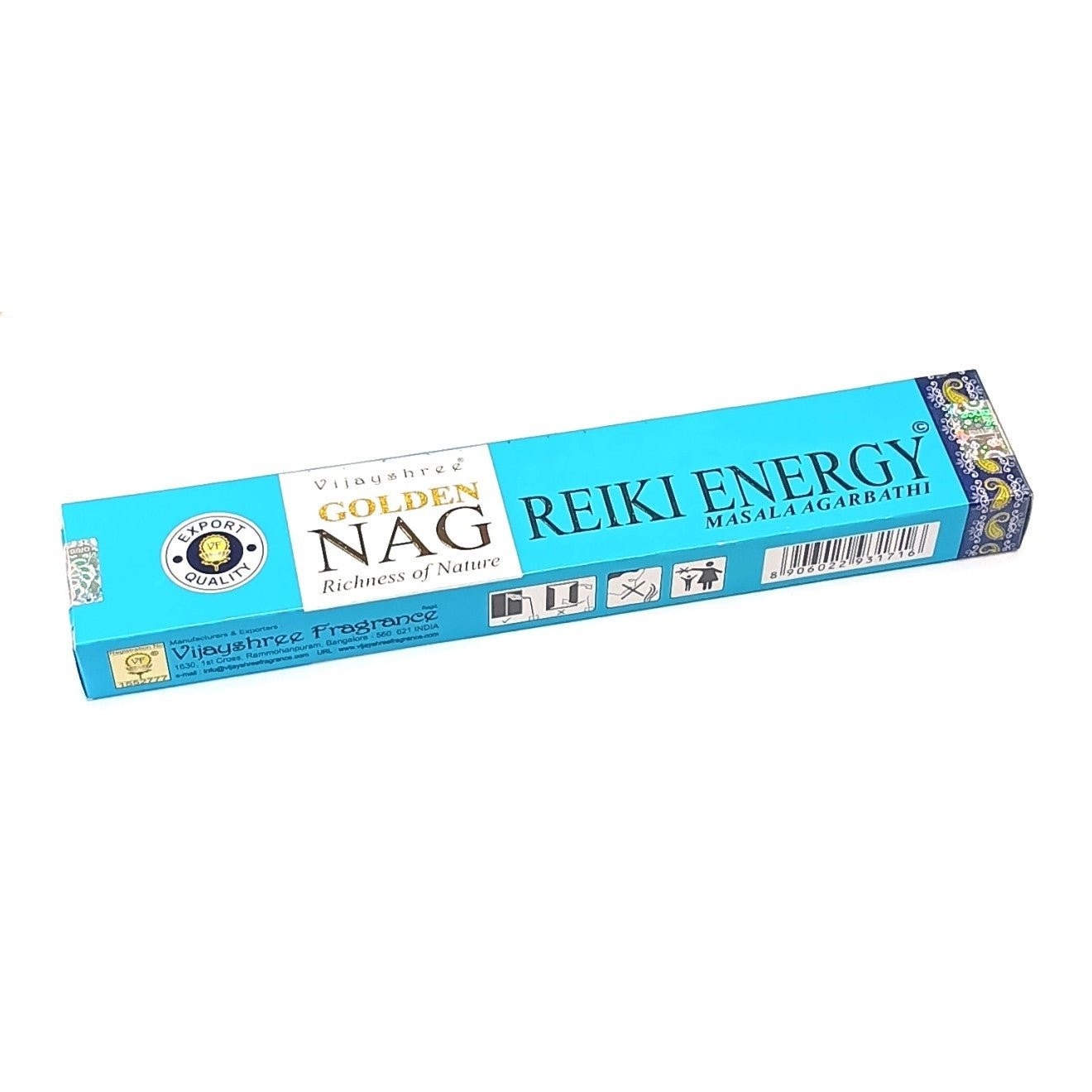 Vijayshree Incense "Golden Nag Reiki Energy" 15gr.