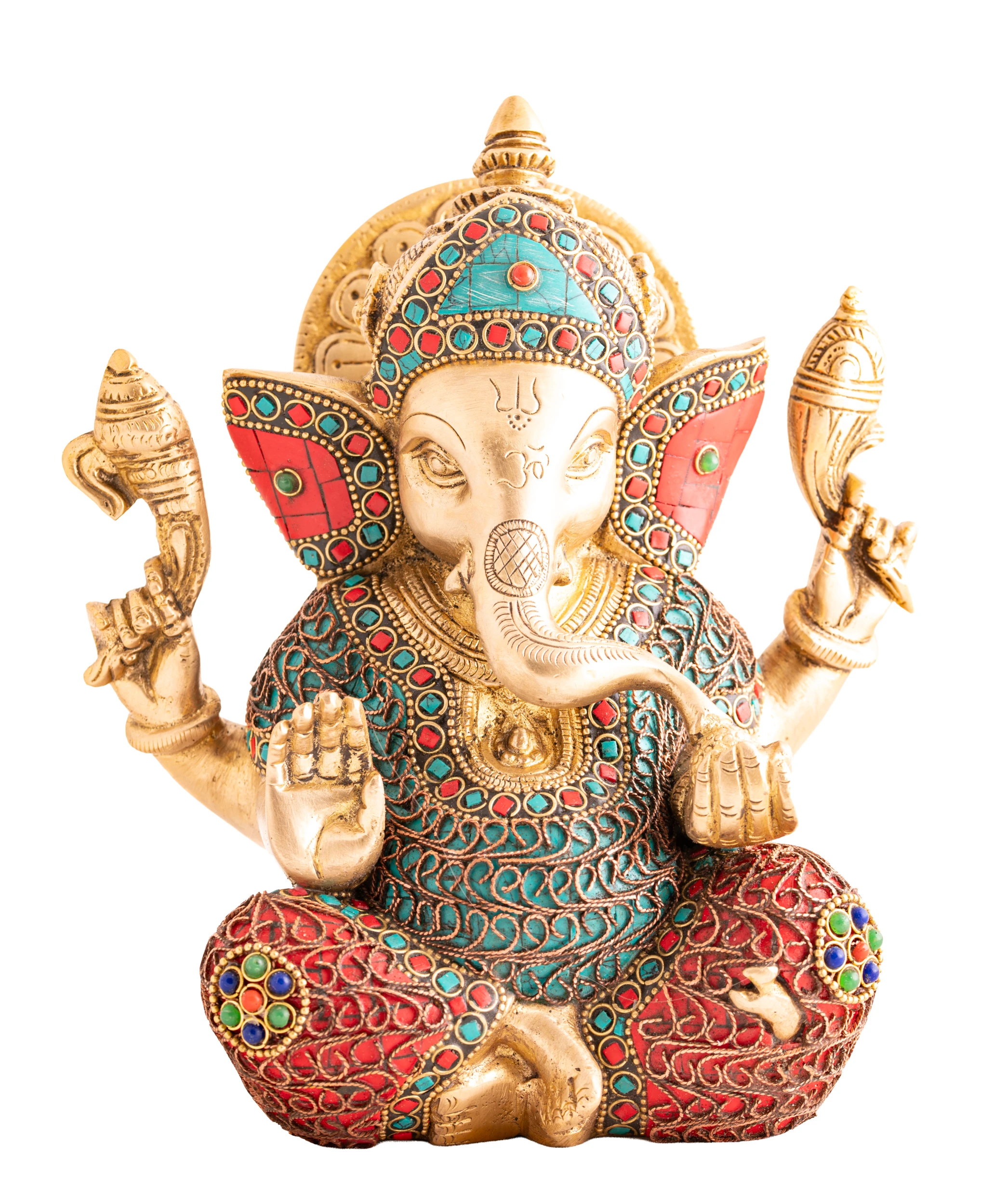 Ganesha hochwertig kunstvoll verziert